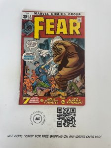 Fear # 6 VG/FN Marvel Comic Book Horror Fear Scary Monster Suspense 7 J224