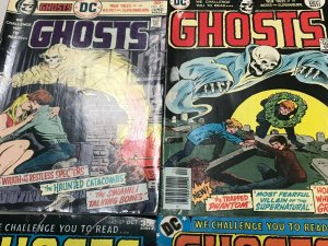 GHOSTS#47-83 VG-VF LOT (6 BOOKS) 1976 DC BRONZE AGE COMICS