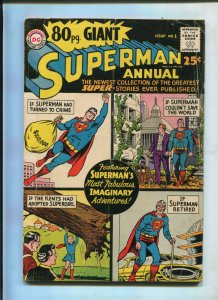 SUPERMAN ANNUAL #1 (6.0) KEY ISSUE!