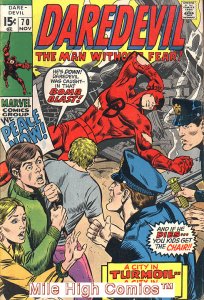 DAREDEVIL  (1964 Series)  (MAN WITHOUT FEAR) (MARVEL) #70 Very Fine Comics Book