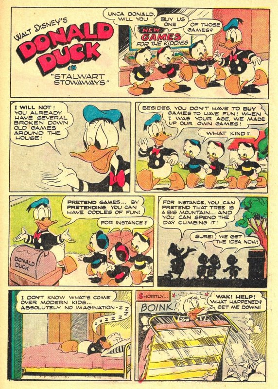 4 COLOR #318 DONALD DUCK in No Such Varmint ('51) 8.5 VF+  Carl Barks!