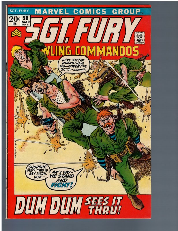 Sgt. Fury #96 (Marvel, 1972)