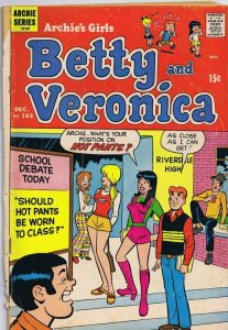 Betty and Veronica #192 ORIGINAL Vintage 1971 Archie Comics GGA Hot Pants Cover