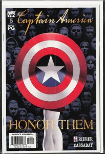 Captain America #5 Direct Edition (2002) Captain America