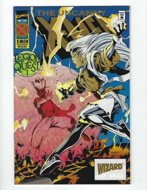 Marvel Comics X-Men Comic Book The Uncanny Jan 320 Legion Quest 1 Wizard 2 cpoys 