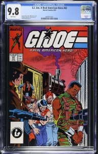 G.I. Joe, A Real American Hero #62 (8/87) Graded CGC 9.8