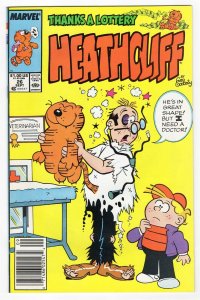 Heathcliff #26 ORIGINAL Vintage 1988 Marvel Comics