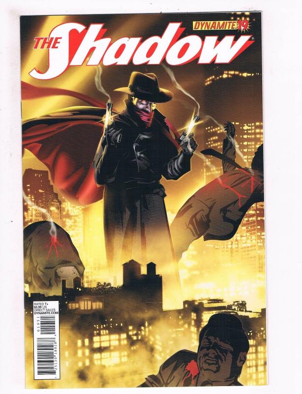 The Shadow # 19 NM 1st Print Variant Cover Dynamite Entertainment Comic Book S67