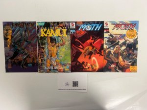 4 Indie Comics The Moth # 2 4 +The Legend Of Kamui # 34 + Knightnare # 0 87 JS47