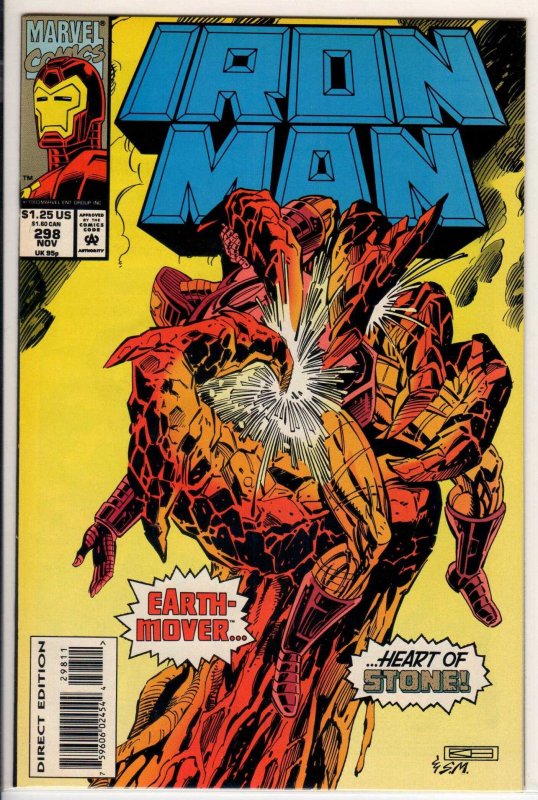 Iron Man #298 Direct Edition (1993) 9.6 NM+