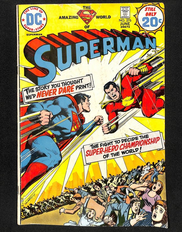 Superman #276 Vs. Shazam!