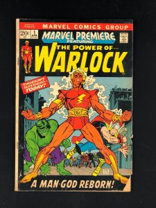 Marvel Premiere #1 (1972) GD+ Origin of Adam Warlock
