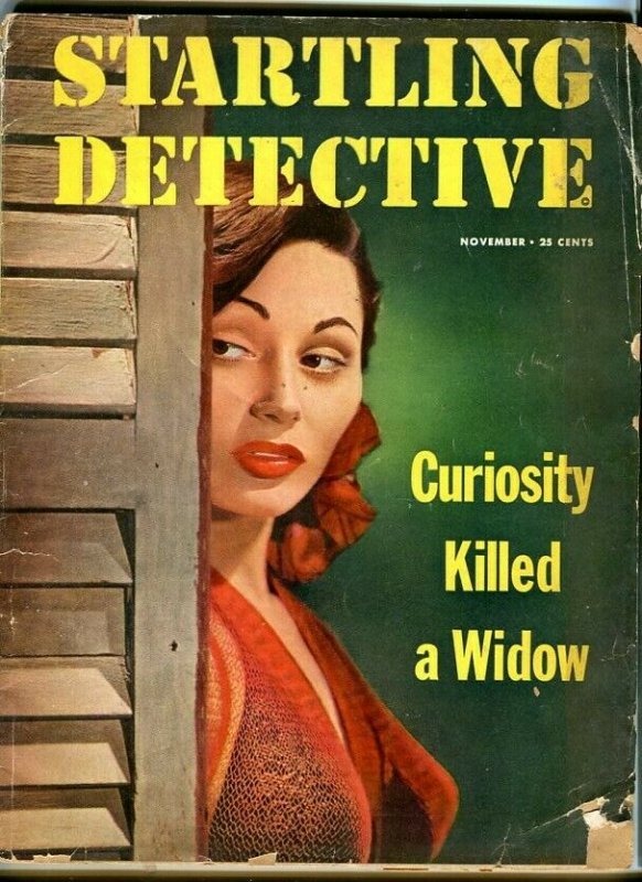 STARTLING DETECTIVE-NOV/1951-CURIOUS WIDOWS-POISON-PASSION SLAYINGS-BOMBS G