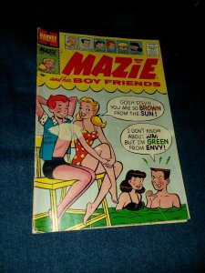 Mazie and Her Boy Friends #23 harvey comics 1957 silver age teen humor flat top