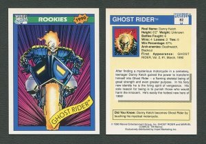 1990 Marvel Comics Card  #82 (Ghost Rider)   NM-MT