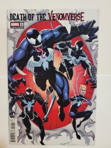 Death of the Venomverse #1 (of 5) Bagley Variant Comic Book 2023 - Marvel