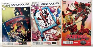 Deadpool Lot of 3 #32, 33, 42 (2014) Marvel Comics 3rd Series 1st Print