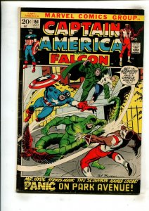 CAPTAIN AMERICA #151 (4.0/4.5) PANIC ON PARK AVENUE!! 1972