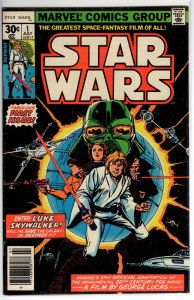 Star Wars #1 Second Print 30-Cent Cover (1977) 7.5 VF- 414
