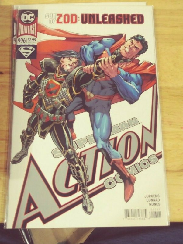 ACTION COMICS # 996 2018 DC UNIVERSE son of zod UNLEASHED krypton lives