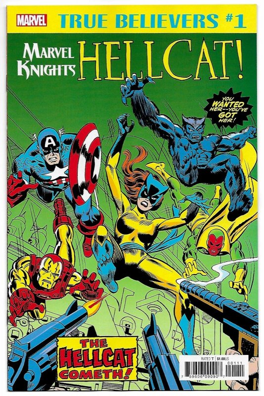 True Believers Hellcat First Appearance #1 Avengers #144 Reprint (2018) NM