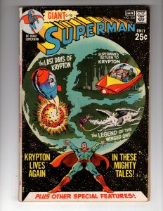 Superman #232 (1971) F/VF Classic Bronze Age DC !!!  / ID#618