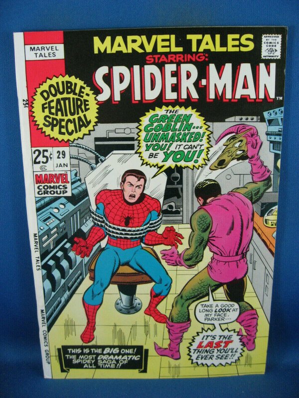 MARVEL TALES 29 VF SPIDERMAN GREEN GOBLIN 1970