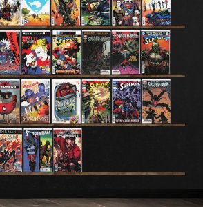 Huge Lot 140+ Comics with Superman, Titans, Supergirl, Spider-Man & More!