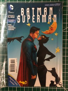 Batman Superman #3, 4, 13, 14 (2013)  Polybagged copies