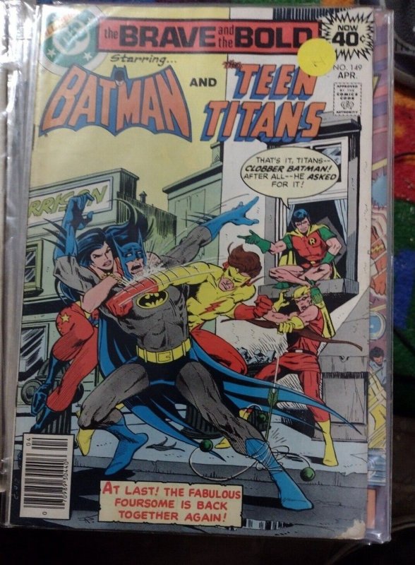 Brave and the Bold # 149 1978 DC Batman +Teen Titans Bronze AGE JIM Aparo |  Comic Books - Bronze Age, DC Comics, Batman, Superhero