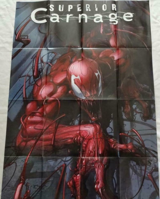 SUPERIOR CARNAGE Promo Poster, 24 x 36, 2013 MARVEL Unused more in our store 301 