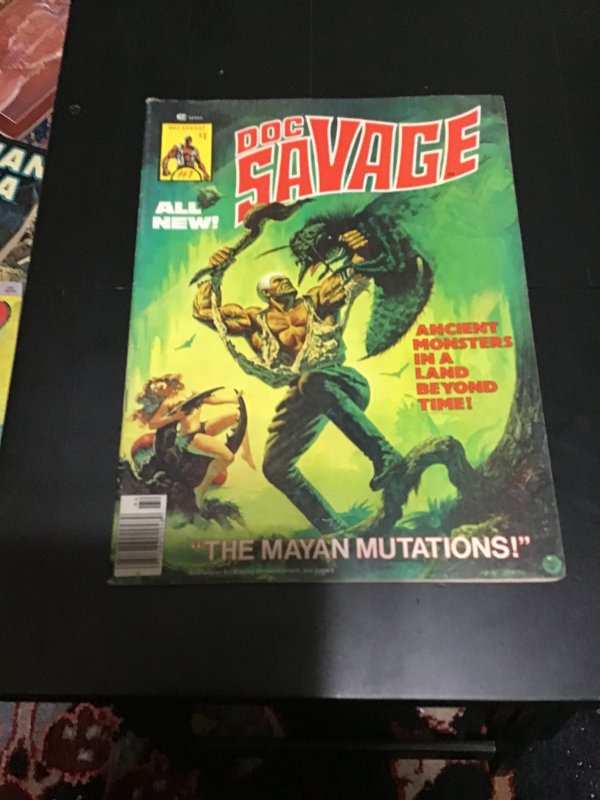 Doc Savage #7 (1977)  The Mayan Mutation! High grade! VF Wow!