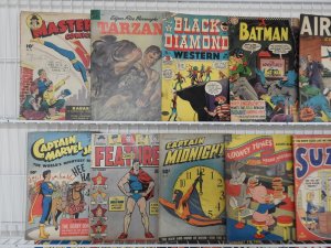 Lot of 27 Low Grade Gold/Silver Age Comics W/ Captain Marvel, +More! See desc