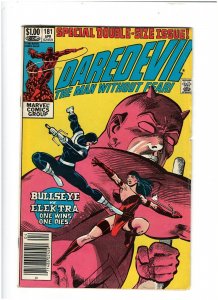 Daredevil #181 Marvel 1982 Frank Miller Bullseye vs. Elektra TORN COVER 