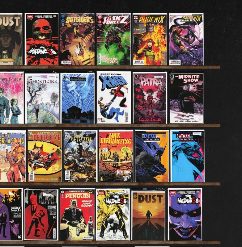 Huge Lot 150+ Comics with Batman, Detective Comics, Love Everlasting & More!