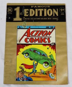 VINTAGE 1974 DC Famous 1st Edition Action Comics 1 Oversize Reprint Superman 