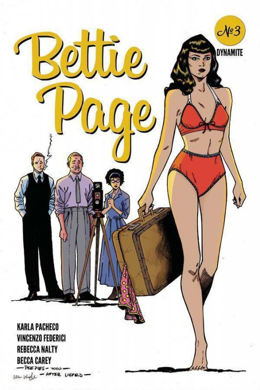 Bettie Page #3 Peeples 1:7 Homage Variant (Dynamite, 2020) NM