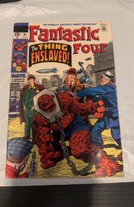 Fantastic Four #91 (1969) the thing enslaved by Skrullls  see description