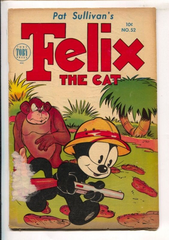 Felix The Cat #52 1954-Toby-gorilla cover-Otto Messmer art-VG-