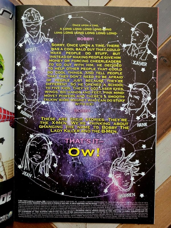 Lot of 4: X-MEN First Class #1, 6, 16 + First Class: Finals #1 (Marvel 2007) VF-