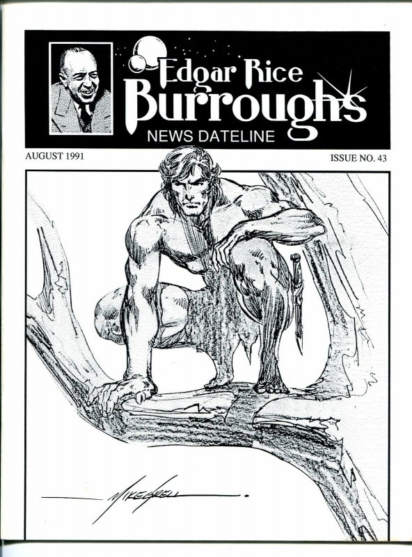 Edgar Rice Burroughs News Dateline #42 1991-Tarzan-new format issue-Grell-VF