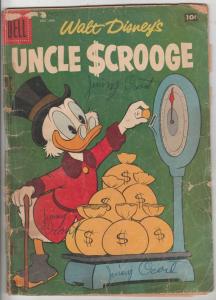 Uncle Scrooge, Walt Disney #20 (Dec-57) FR Low-Grade Uncle Scrooge
