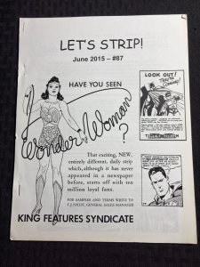 2015 LET'S STRIP Fanzine #87 FN 6.0 Wonder Woman / Superman / Batman