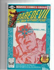 DAREDEVIL #167 - NM- CLASSIC FRANK MILLER RUN - BRONZE AGE KEY