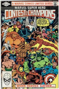 Marvel Super Hero Contest of Champions #1 (1982) 1st Collective Man FN+