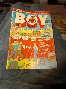 1950 Boy Illustories Comic Book 57 Golden Age Charles Biro Superhero Crimebuster