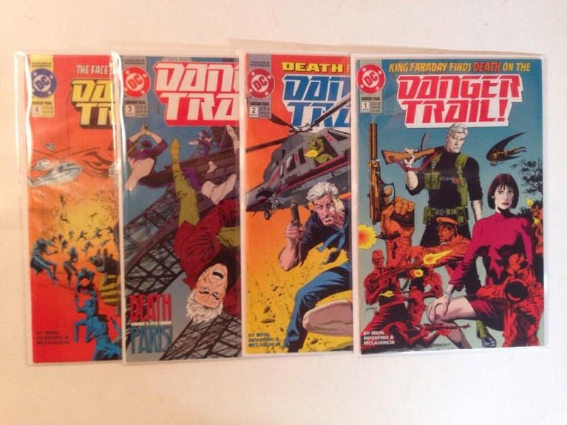 Danger Trail 1-4 Complete Near Mint Lot Set Run