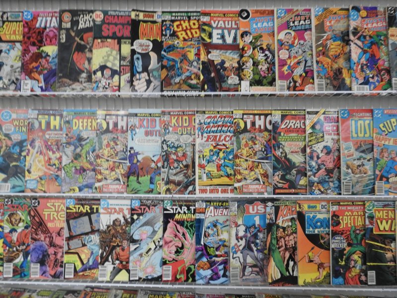 Huge Lot 190+ Comics W/ Silver/Bronze Spidey+ Avg VG- Condition! MUST SEE!!