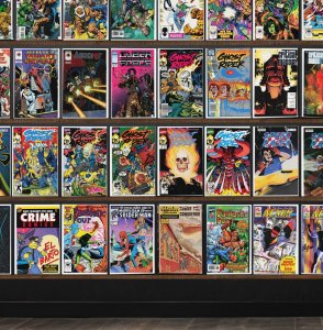 Huge Lot 150+ Comics with Fantastic Four, Ghost Rider, Speed Racer & More!