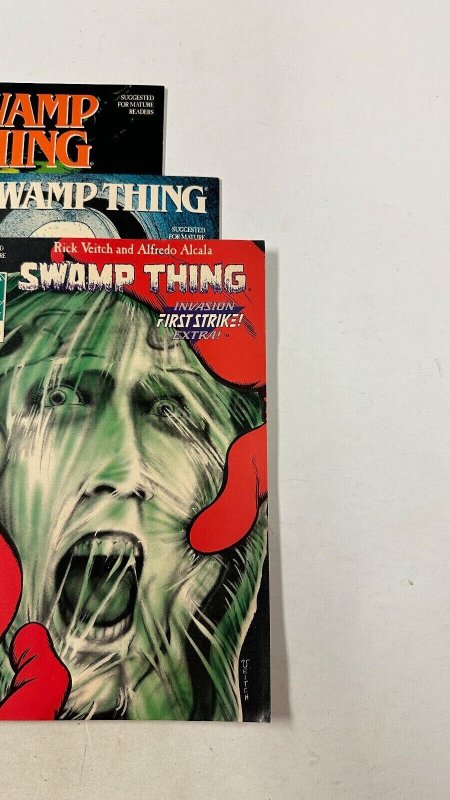 3 Swamp Thing DC Comic Books # 77 78 81 Batman Superman Flash  12 CT2
